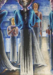Groupe de femmes bleues, 1931