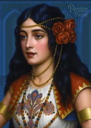 Une élégante beauté persane