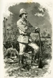 Portrait du Dr. Emile Holub, en tenue d