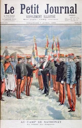 Présentation des couleurs, Sathonay-Camp, 1895