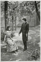 Victor Hugo déclarant son amour à Adèle Foucher, 19e siècle