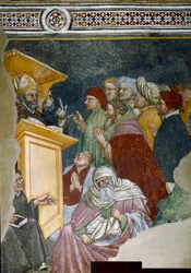 Prédication de Saint Augustin (détail)
