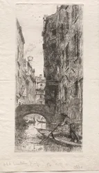 Ponte del Pistor, Venise, 1880