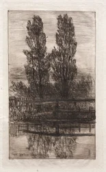 Peupliers, Jardin Royal, Schleissheim, 1879