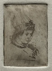 Petite tête avec bonnet
