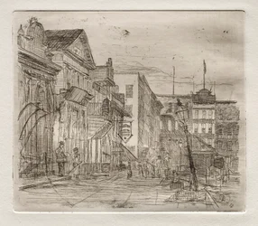 Coin sud-ouest, place publique, Cleveland, 1878