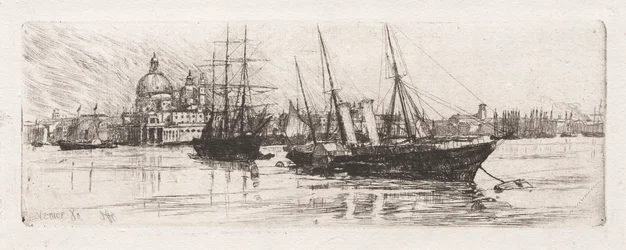 Deux bateaux, Venise, 1880