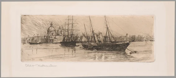 Deux bateaux, Venise