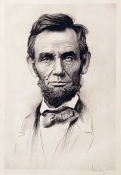 Portrait de Lincoln (gravure)