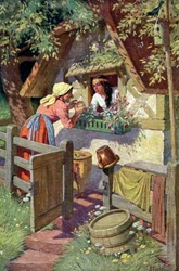Blanche-Neige et la sorcière