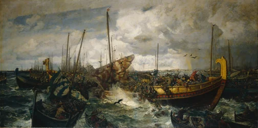 La bataille de Svolder, vers 1883-4