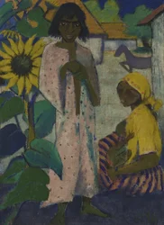 Gitans avec des tournesols, 1927