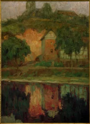 Soirée au bord de la rivière