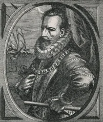 Portrait du condottiere Alexandre (Alessandro) Farnèse, Duc de Parme, gouverneur des Pays-Bas (1545-1592), d