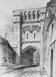 Porte ouest Winchester, c.1830