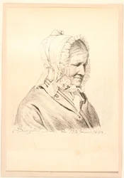 Fru Anneken Marie von Würden née Sponum, belle-mère de H.E. Freund