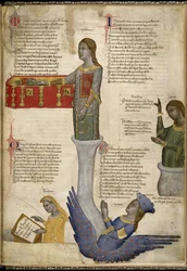 Quatre Muses de Regia Carmina par Convenevole da Prato