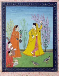 Le début du printemps, de Chamba, Himachal Pradesh, vers 1800