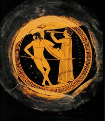 Danse guerrière, accompagnée d