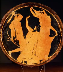 Apollon tuant Tityos ...
