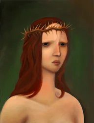 Ecce Homo, 2023 (huile sur panneau de bois)