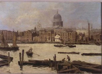 Vue de Saint-Paul depuis la Tamise