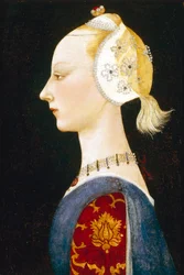 Une jeune dame à la mode, 1462-1465