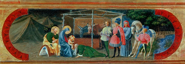 Adoration des mages. Peinture de Paolo Uccello (1397-1475)