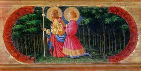 Saints Jacques et Ansano en prière