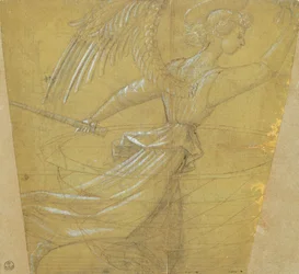 Étude de calice avec ange