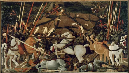 La bataille de San Romano en 1432 : La chute de Bernardino della Carda