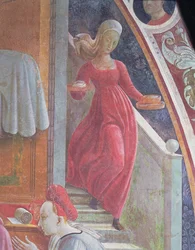 La Naissance de la Vierge (détail)