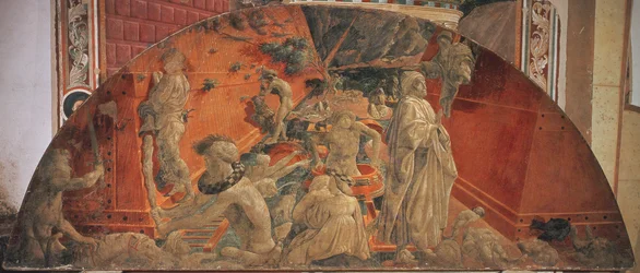 Le Déluge et la subsidence des eaux, 1447-48