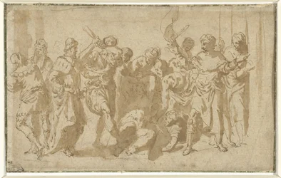 Supplice de saint Sébastien (?)
