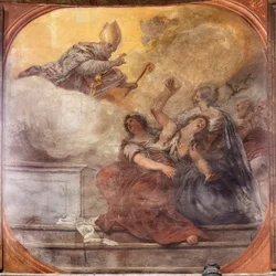Fresques représentant la vie de Saint Cataldo
