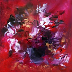 Abstrait fluide et passionné