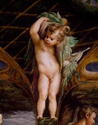 Putto, du Mythe de Diane et Actéon