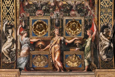 Les trois vierges sages et les trois vierges folles (détail)