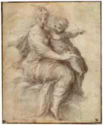 Madone et enfant sur les nuages, vers 1525