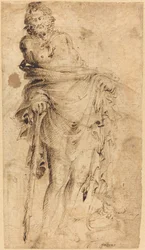 Hercule appuyé sur sa massue [recto]