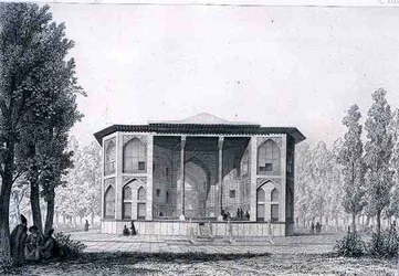 Pavillon des Huit Paradis, à Ispahan, de 