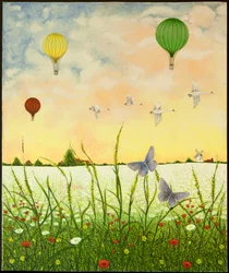 High Flyers, 2011 (acrylique sur calicot)