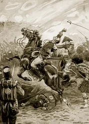 Mort de Sir Edward Pakenham, illustration de 