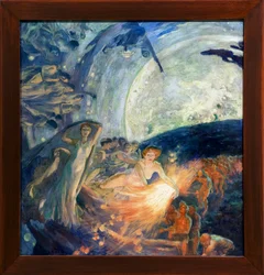 La Vérité entraînant les Sciences pour éclairer l