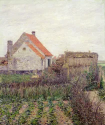 Ferme avec potager
