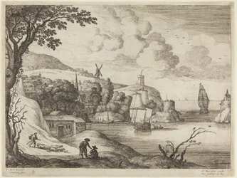 Scène portuaire