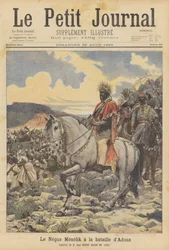 Le Négus Ménélik à la bataille d