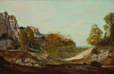 Paysage à Saint-André, près de Marseille, vers 1865