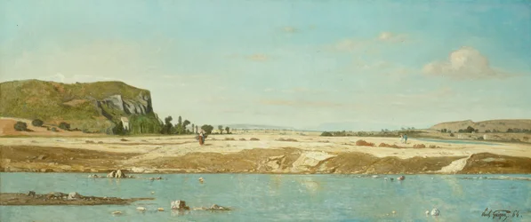 Les rives de la Durance à Saint Paul