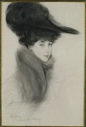 Consuelo Vanderbilt (1877-1964), duchesse de Marlborough, vers 1901